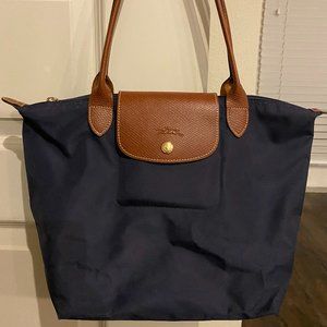Longchamp Le Pliage Small Tote, Navy